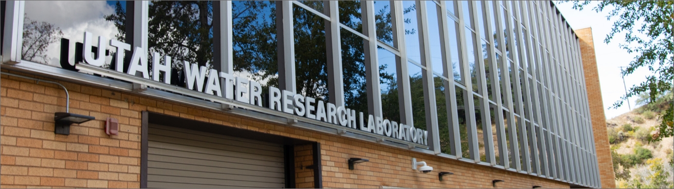 The outside of the Utah Water Research Laboratory