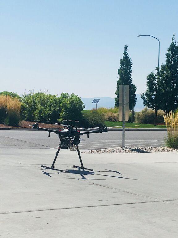 UAV Matrice 600 Pro on USU Campus