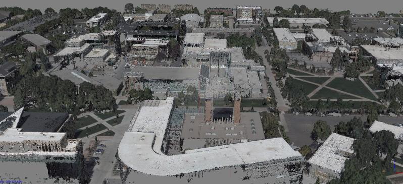 Color Point Cloud of  USU Campus