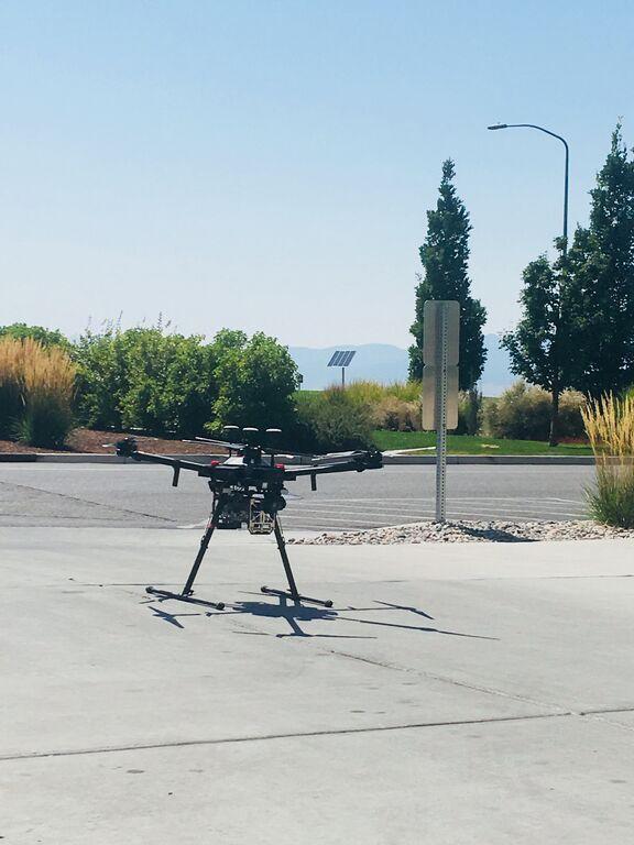 UAV Matrice on USU Campus