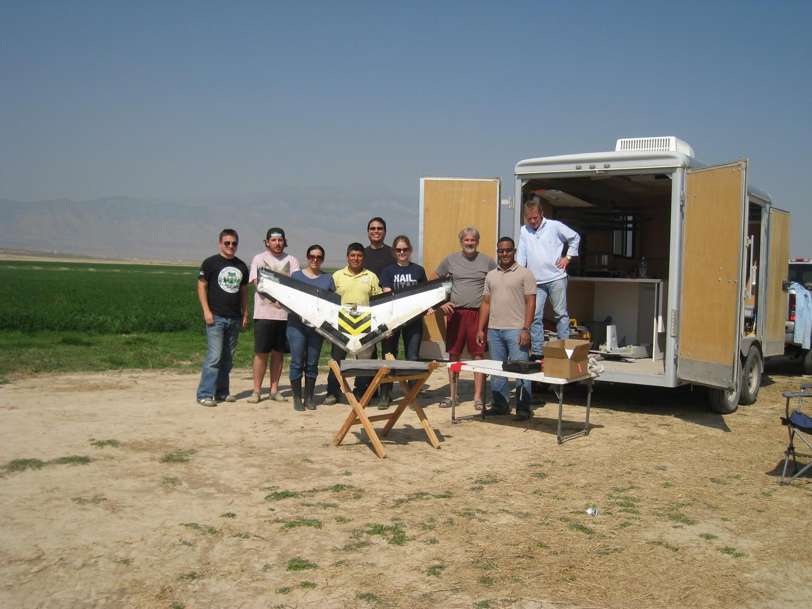 Crew group shot before launch