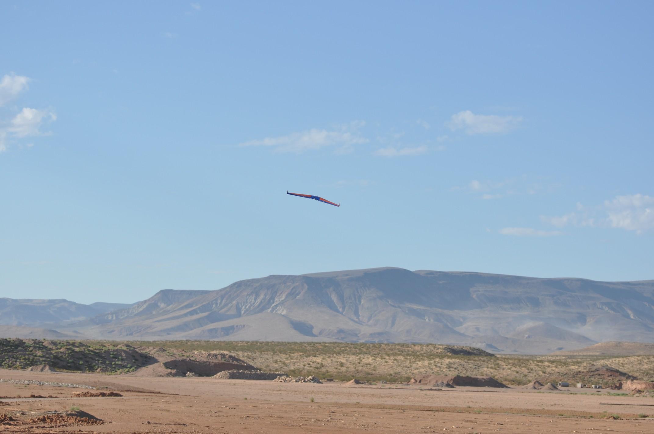 UAV in the sky