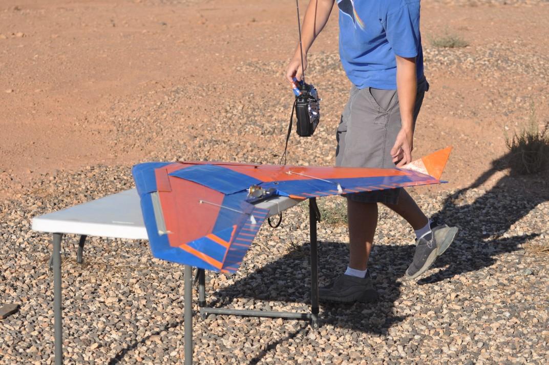 The UAS sitting on a table